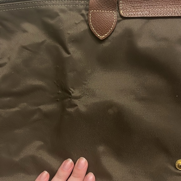 XL Olive Le Pilage Longchamp Tote - Picture 14 of 14